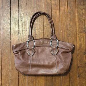 Clarks Chocolate Brown Tote Bag